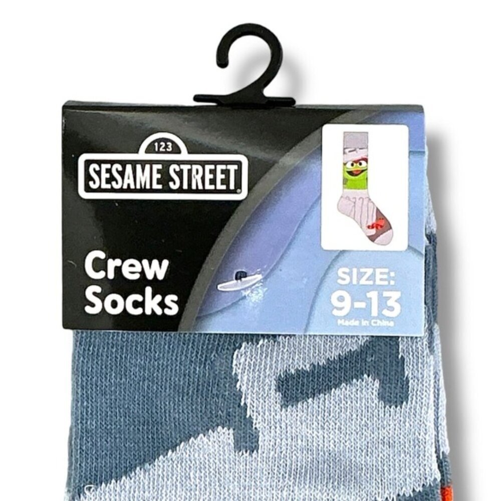 Sesame Street Crew Socks Oscar the Grouch Fun Novelty Adult Unisex Mens One Size - Picture 5 of 16